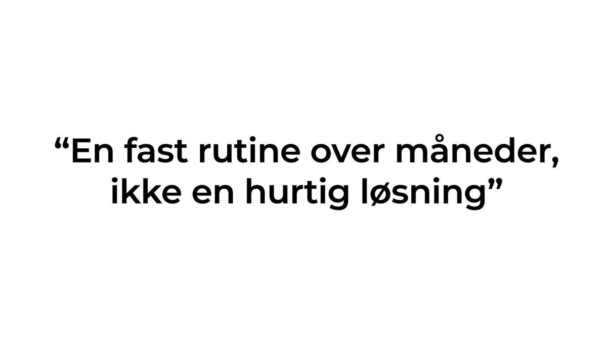 A highlighted quote stating that hair-loss serum makes most sense as a routine over months, not a quick fix.