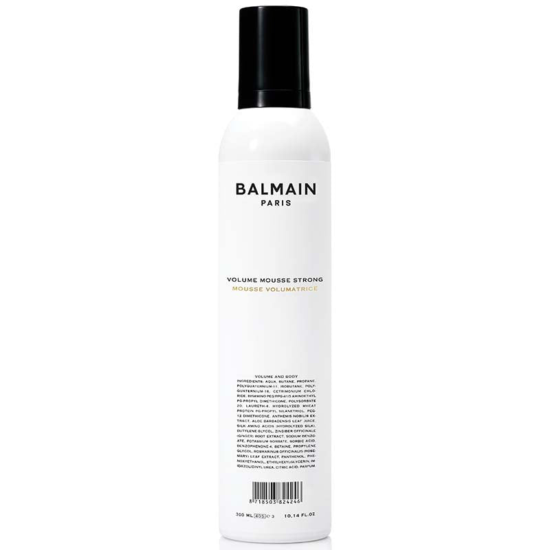 Balmain Volume Mousse Strong 300ml stærk holdmousse med silkeprotein og arganolie