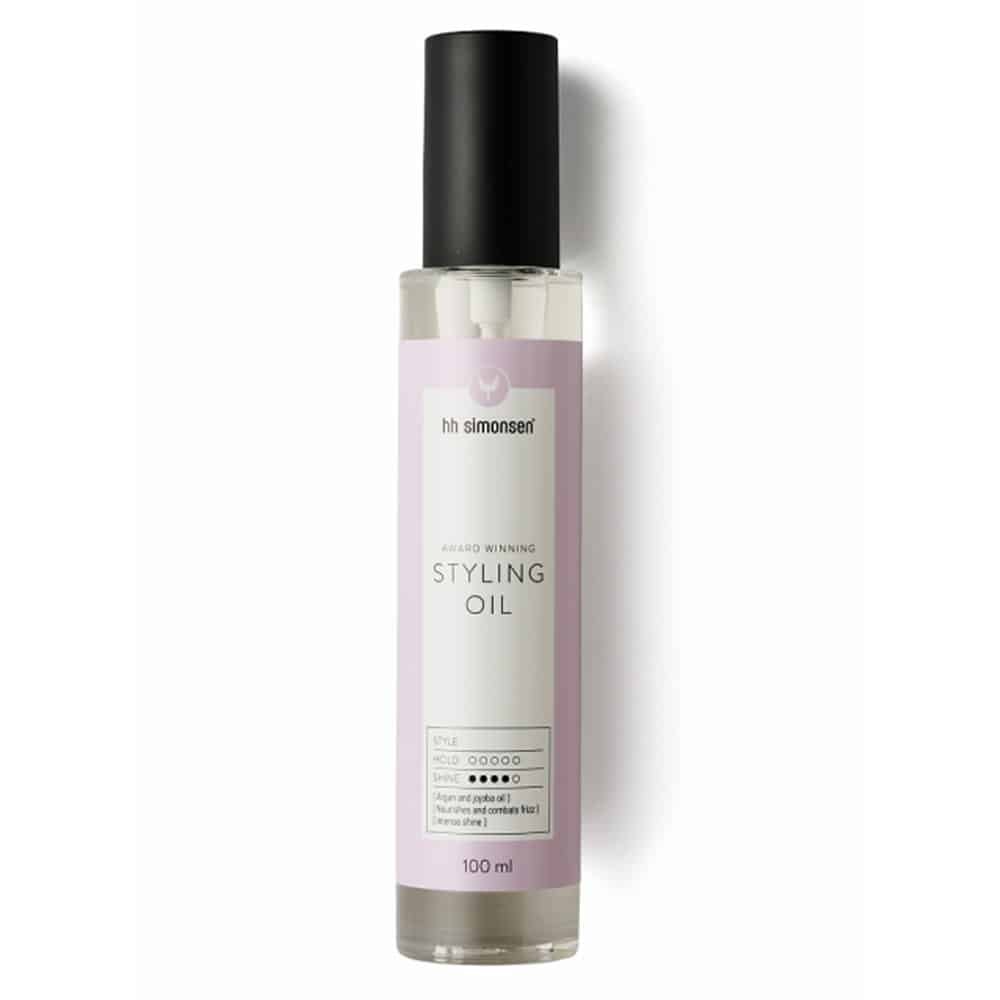 HH Simonsen Styling Oil 100ml prisvindende hårolie med arganolie og jojobaolie
