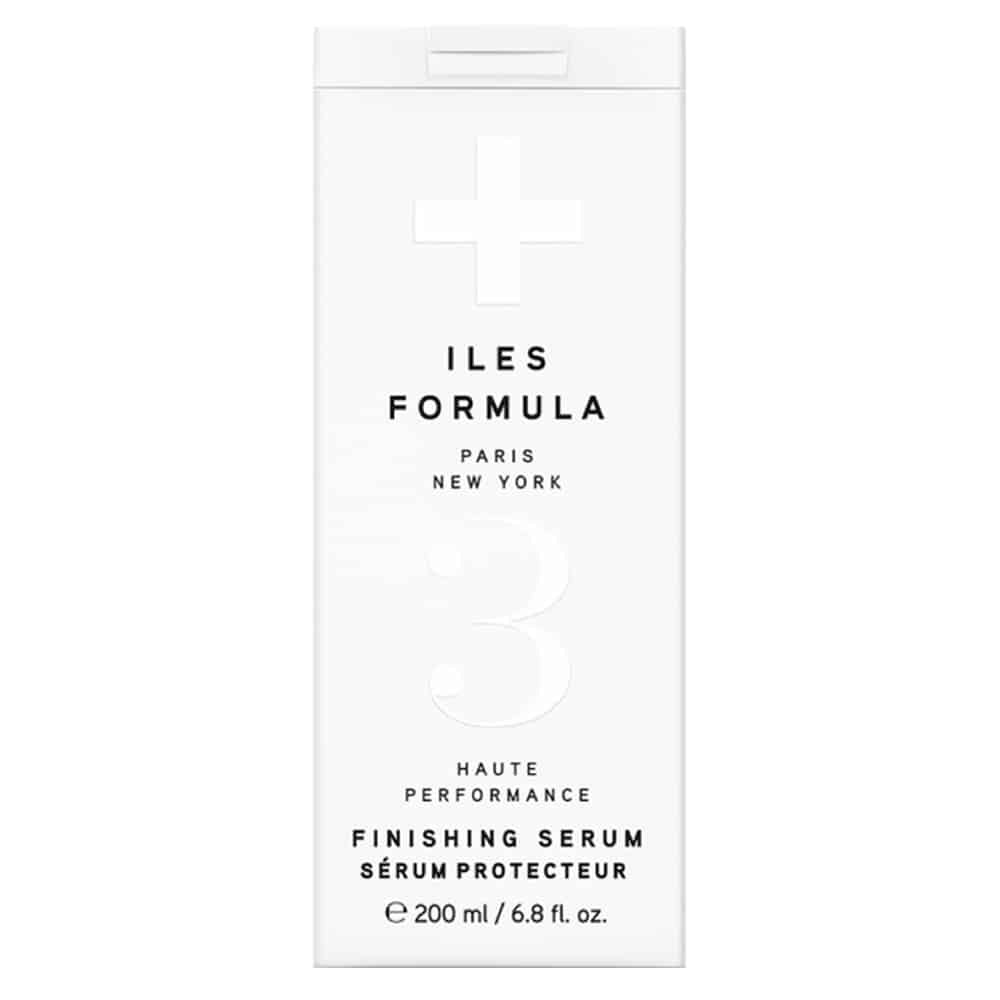 Iles Formula Finishing Serum 200ml haute performance serum med UV og varmebeskyttelse til glans og anti-frizz