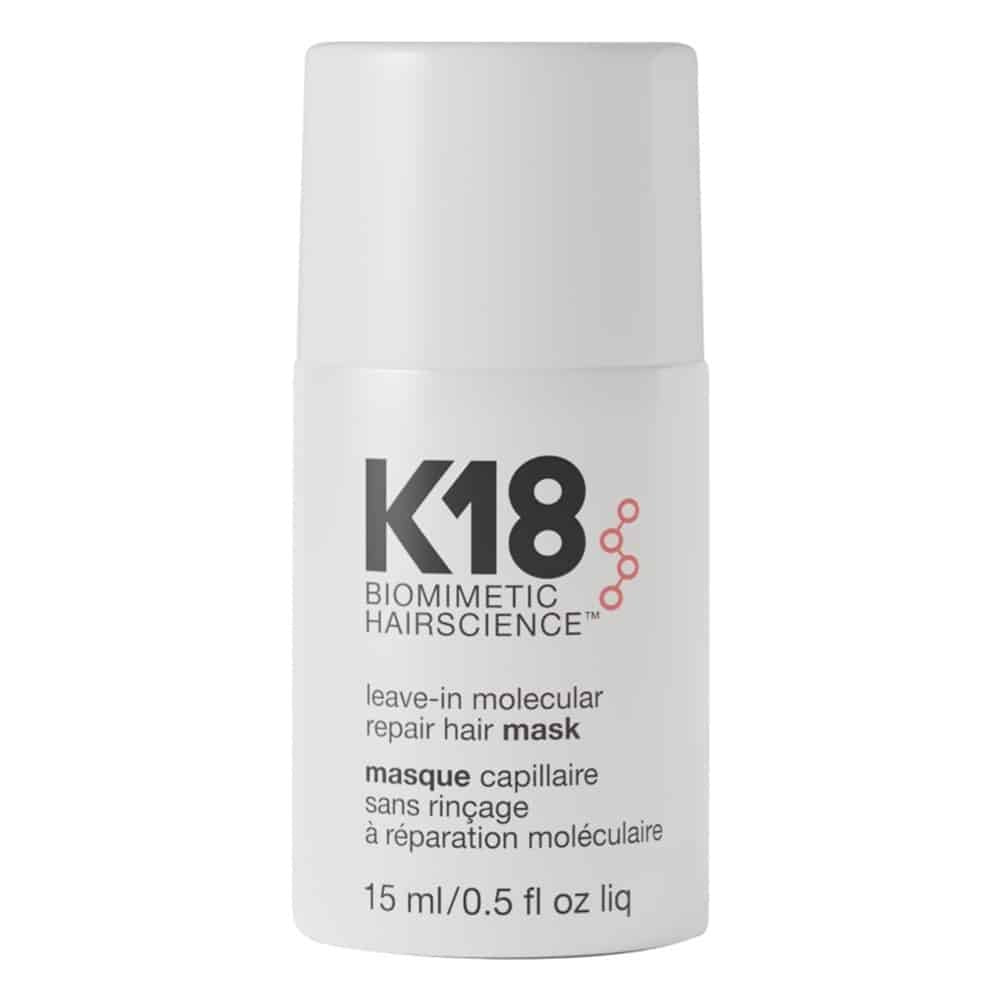 K18 Molecular Repair Mask 15ml 4-minutters leave-in behandling med K18Peptide der reparerer skadet hår