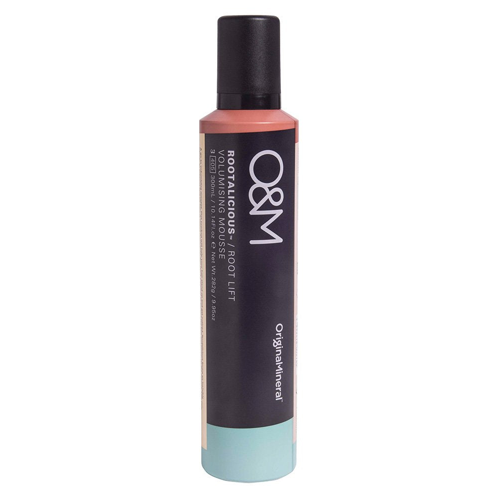 O&M Rootalicious Root Lift 300ml volumen mousse med australsk Lilly Pilly og Quandong