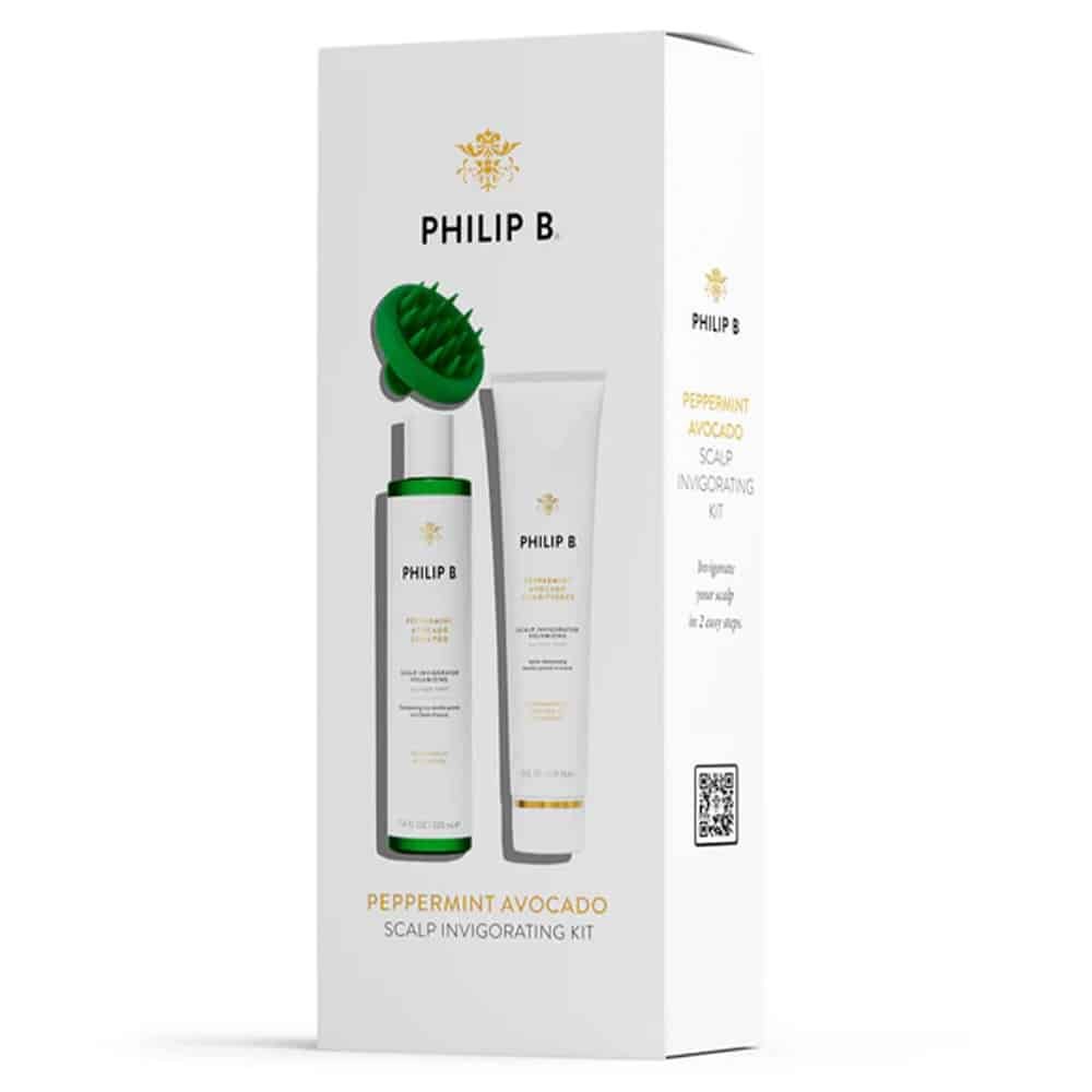 Philip B Peppermint Avocado Scalp Invigorating kit
