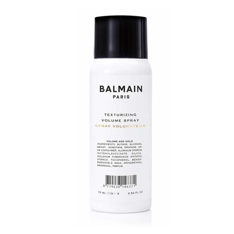 Balmain Travel Texturizing Volume Spray 75ml rejsestørrelse volumenspray med silkeprotein og arganolie