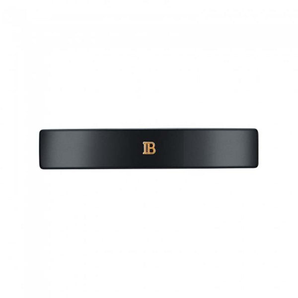 Balmain Cellulose Acetate Barrette pour Cheveux Medium Black
