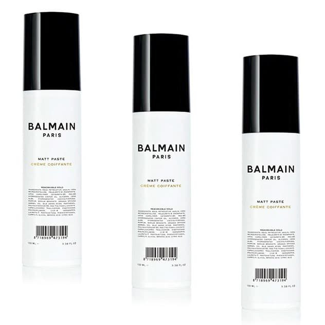 Balmain Matt Paste 100ml x 3 stk – tre stylingprodukter med mat finish
