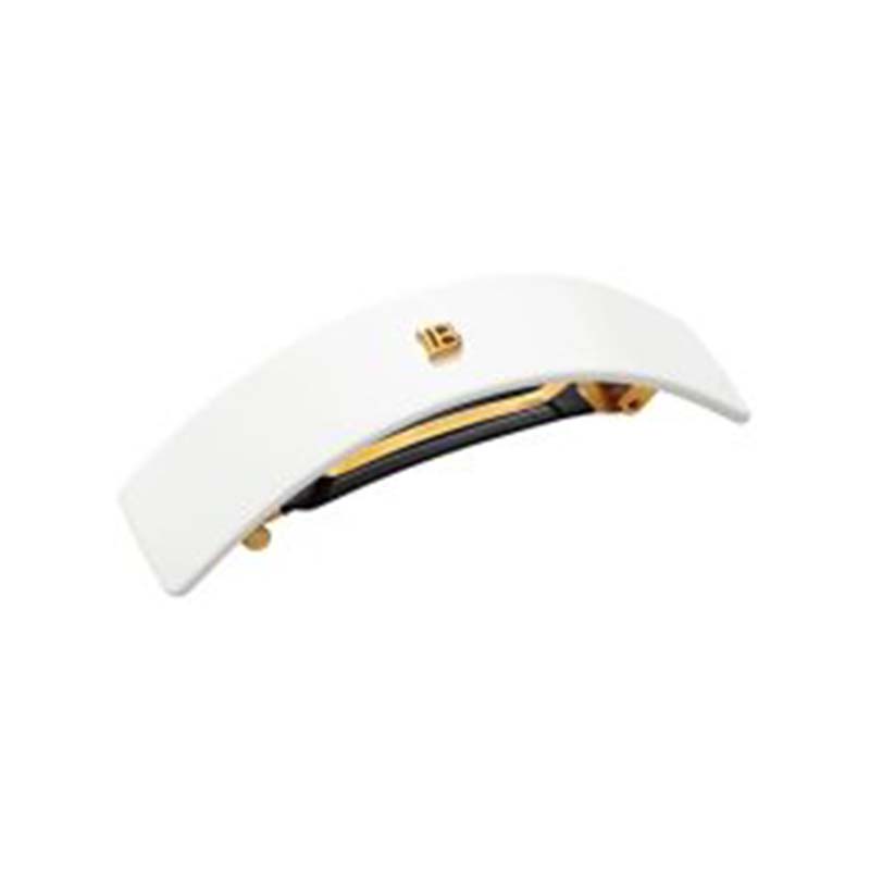 balmain barrette pour cheveux large i hvid