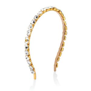 balmain eclat collection headband small silver/gold