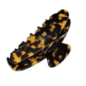 balmain pince a cheveux hårklemme large i tortoise shell