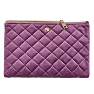 Fan Palm Clutch Purple