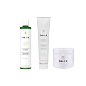 Philip B Peppetmint Avocado Shampoo 220ml + Conditioner 178ml + Scalp Scrub 236ml