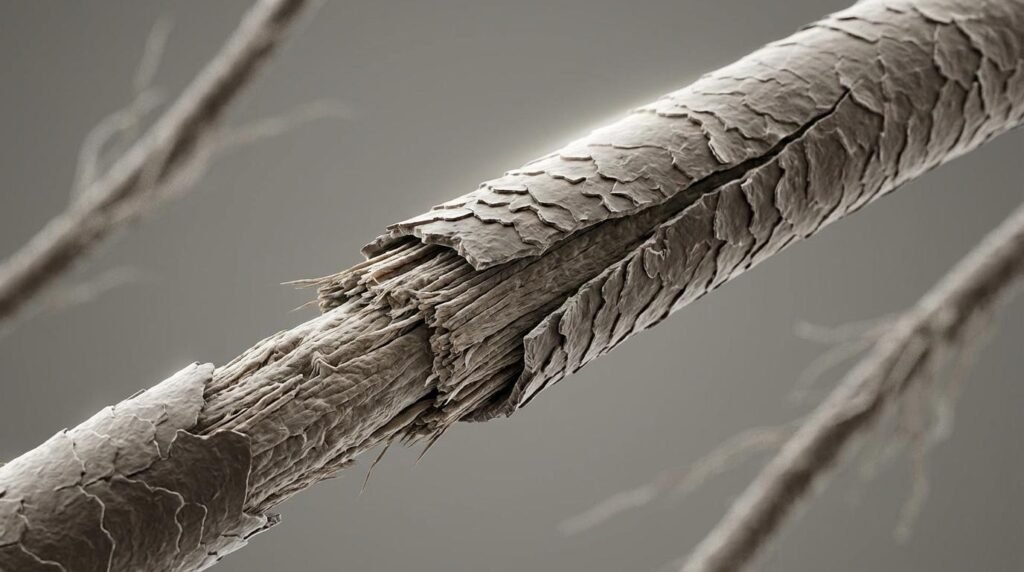 reparere skadet hår