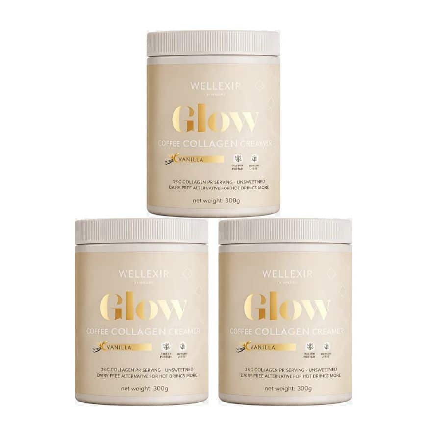 Wellexir Coffee Collagen Creamer Vanilla 60 days x3