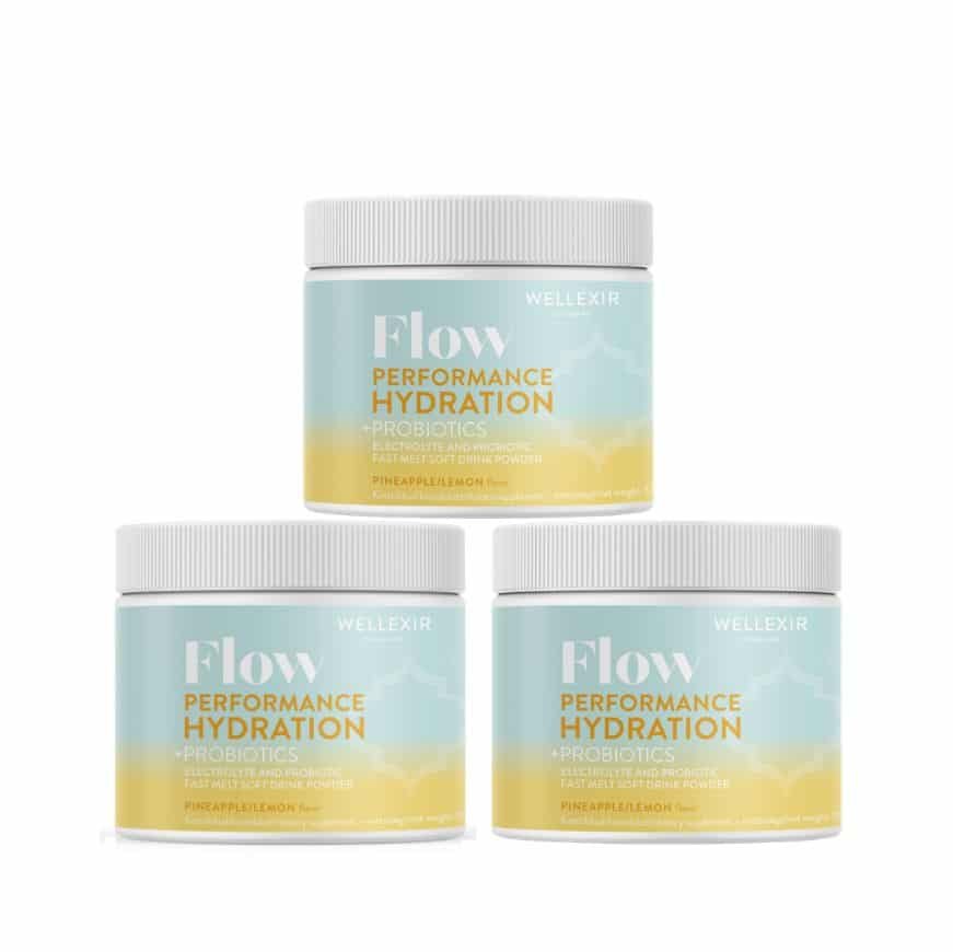 Wellexir Flow Hydration Pineapple/Lemon x3