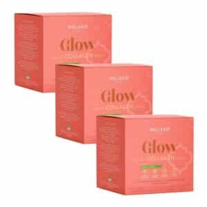 Wellexir Glow Beauty Drink Peach Ice Tea 30 Box x3