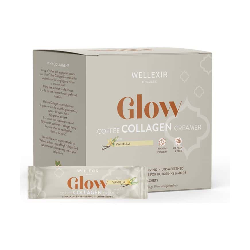 Wellexir Glow Coffee Creamer Vanilla 30 sachet Box