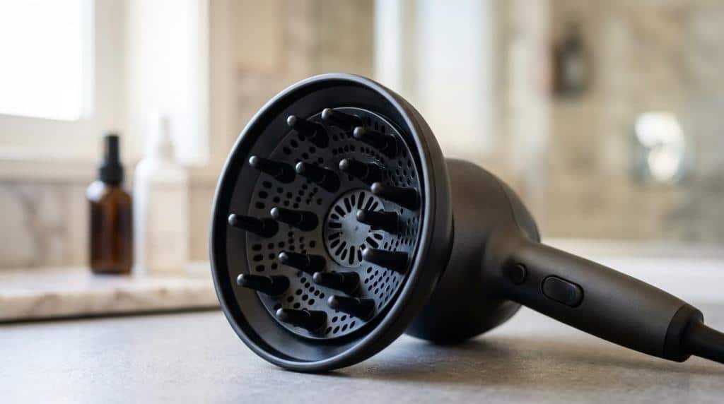 hårtørrer med diffuser